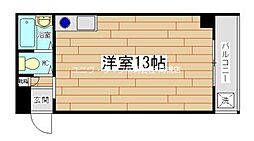 光栄ハイツ 1Kの間取図画像