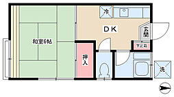 ダイゴハイツ 1DKの間取図画像