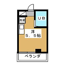 グレイス戸塚 ワンルームの間取図画像