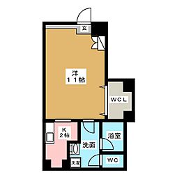目白台ローヤルハイツ 1Kの間取図画像
