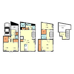 The　Terrace　NISHIOGIKUBO-A 1階3LDKの間取り