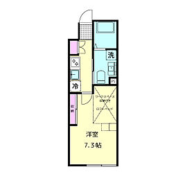 CＢＥＬＬＥ　ＤＥＭＥＵＲＵ 2階1Kの間取り