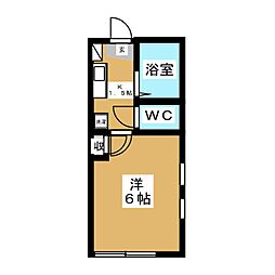 se-k-ryu 1Kの間取図画像