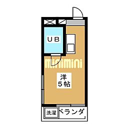 メゾン・ド・スイエール ワンルームの間取図画像