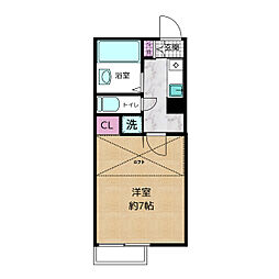 プルミエール高円寺 1階1Kの間取り