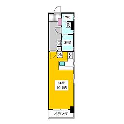 武蔵関ステーションフロント 1LKの間取図画像