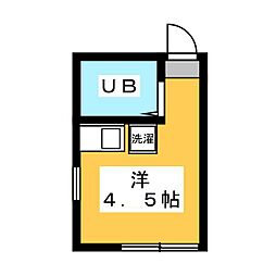 シエスタ下井草 ワンルームの間取図画像