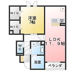 間取図画像 1LDK