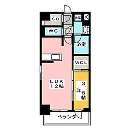 KDXレジデンス上石神井2 1LDKの間取図画像