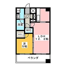 セジョリ上石神井 1LDKの間取図画像