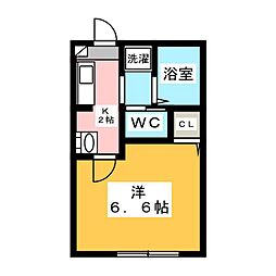 ル・グラン武蔵野関町 1Kの間取図画像