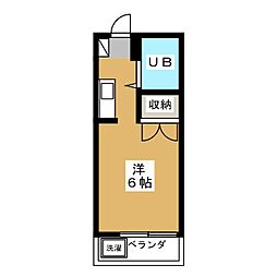 アーバンソワール吉祥寺 1Kの間取図画像