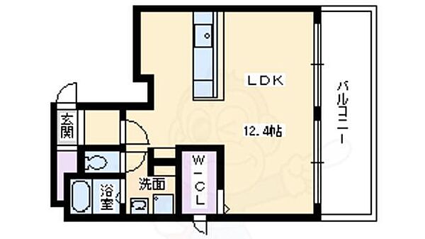 京都府京都市中京区壺屋町(賃貸マンション1K・9階・36.64㎡)の写真 その2