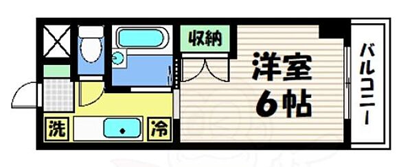 京都府京都市下京区西七条南西野町(賃貸マンション1K・5階・19.00㎡)の写真 その2