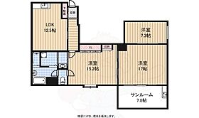 京都府京都市右京区鳴滝音戸山町（賃貸マンション3LDK・2階・148.21㎡） その2