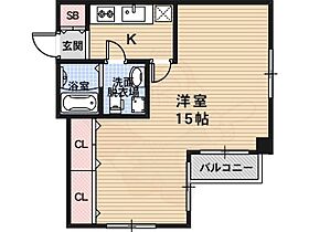 京都府京都市右京区西京極西大丸町（賃貸マンション1K・3階・36.38㎡） その2