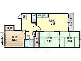 京都府京都市南区久世殿城町（賃貸マンション3LDK・3階・52.00㎡） その2