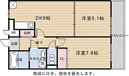 🉐敷金礼金0円！🉐山陰本線 円町駅 バス14分 鳴滝本町下車 徒歩3分