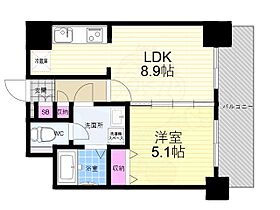 京都府京都市下京区小島町（賃貸マンション1LDK・9階・33.82㎡） その2