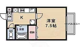 N’s双ヶ丘 新館  ｜ 京都府京都市右京区御室岡ノ裾町（賃貸アパート1K・2階・23.33㎡） その2