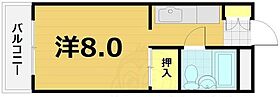 京都府京都市北区大北山原谷乾町（賃貸マンション1K・2階・21.01㎡） その2