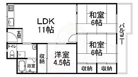 メガロコープ西陣  ｜ 京都府京都市上京区一色町（賃貸マンション3LDK・5階・58.44㎡） その2