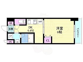 京都府京都市中京区壬生上大竹町（賃貸マンション1DK・6階・26.04㎡） その2