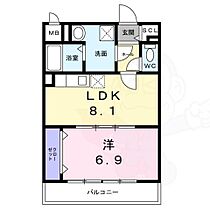 SUN  ｜ 京都府京都市右京区西院日照町（賃貸マンション1LDK・1階・38.38㎡） その2