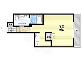 京都府京都市右京区西院西田町（賃貸マンション1K・3階・27.35㎡） その2