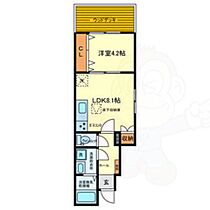 京都府京都市右京区西京極徳大寺団子田町（賃貸アパート1LDK・1階・32.60㎡） その2