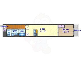 京都府京都市上京区今図子町（賃貸マンション1LDK・1階・42.60㎡） その2