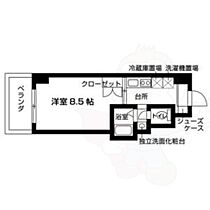 Viola Okura  ｜ 京都府京都市北区紫野下若草町（賃貸マンション1K・2階・24.07㎡） その2