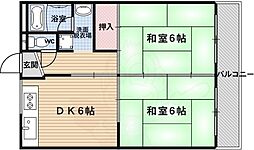足立ハイツ太秦 4階