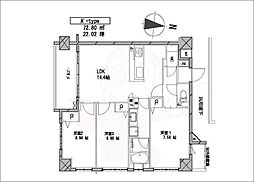 Cedar Forest京都北山 5階3LDKの間取り
