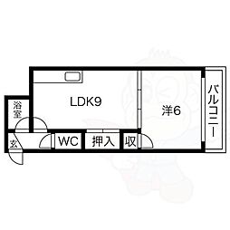 シャルレ1番館 物集女 2階