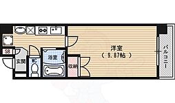プロスペクト河原町五条 8階1Kの間取り