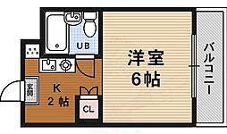 シャルトヤマハ 1Kの間取図画像
