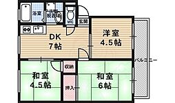 サンビレッジ太秦 2階