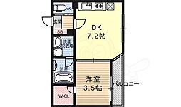 ブランネージュ二条城北 3階/-