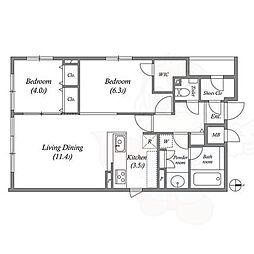 STANDZ四条西洞院 5階/-