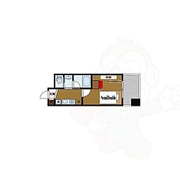 MERCADO京都 1Kの間取図画像