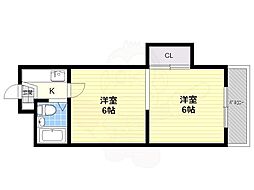 カーサ・ベラ 2Kの間取図画像