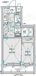 MJC京都EsTRUTH 2Kの間取図画像