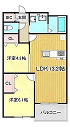 Plume葛野三条 2階/-