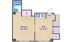 シャトレ西京極 3階/-