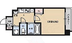 スワンズ京都七条リベルタ 1Kの間取図画像