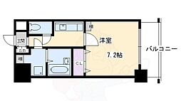 ライオンズマンション京都河原町第3 1Kの間取図画像