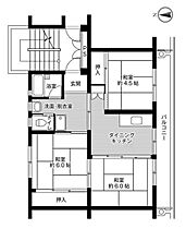 ビレッジハウス大乗1号棟 307 ｜ 広島県竹原市高崎町3-4（賃貸マンション3DK・3階・53.96㎡） その2