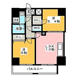 ＳＡＩＯＮ町屋 601 6階2LDKの間取り