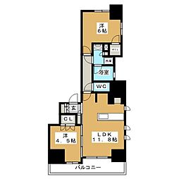 Brilliaist町屋 2LDKの間取図画像